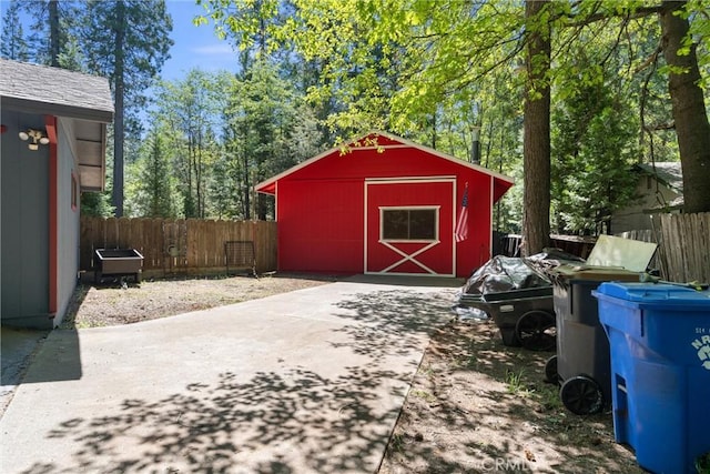 6176 Some Way, Magalia, CA 95954 - view of outbuilding featuring an outbuilding and fence