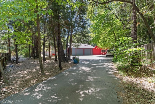 6176 Some Way, Magalia, CA 95954 - view of front of house with asphalt driveway and fence