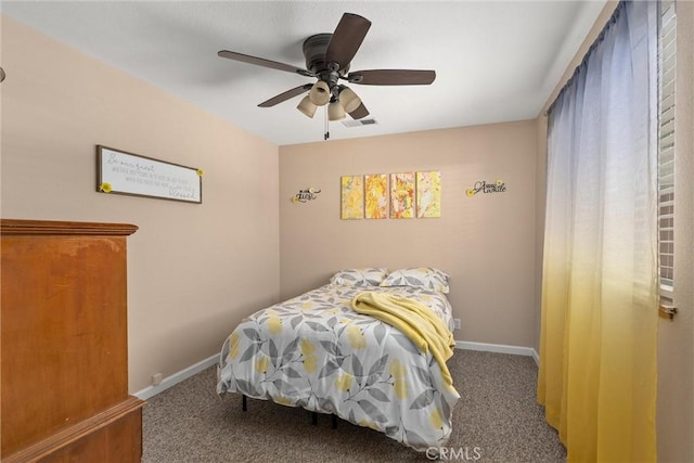 6176 Some Way, Magalia, CA 95954 - bedroom with carpet, baseboards, and ceiling fan