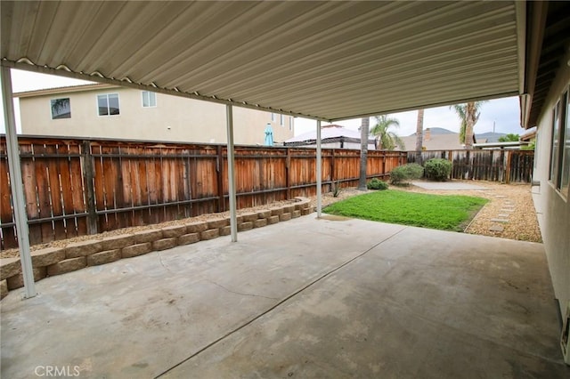 1680 Elmbridge Ln, Hemet, CA 92545 - view of patio featuring a fenced backyard