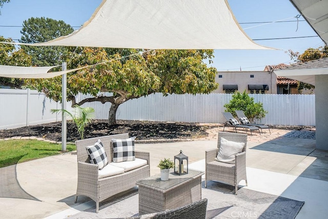 18211 Fairhaven Ave, North Tustin, CA 92705 - fenced backyard with a patio