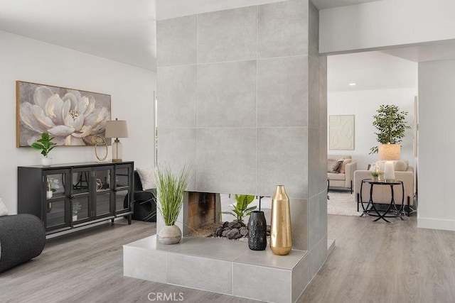 18211 Fairhaven Ave, North Tustin, CA 92705 - living room with wood finished floors