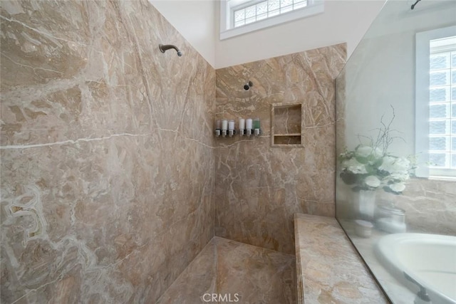 863 Greystone Pl, San Luis Obispo, CA 93401 - full bathroom with a tile shower