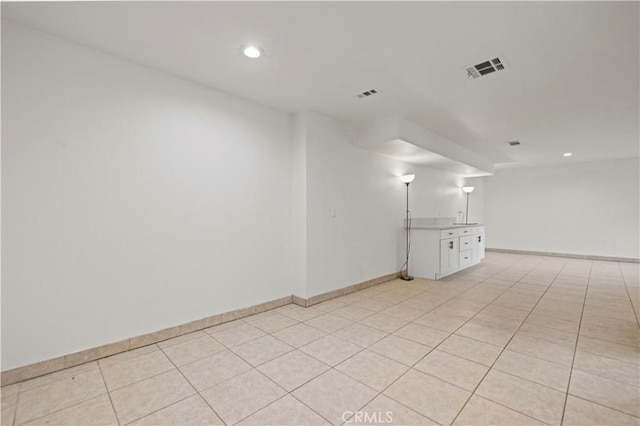 28637 Chiquito Canyon Rd, Castaic, CA 91384 - unfurnished room with recessed lighting, baseboards, and light tile patterned floors