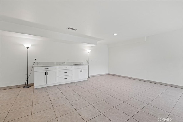28637 Chiquito Canyon Rd, Castaic, CA 91384 - spare room with baseboards, light tile patterned floors, and recessed lighting
