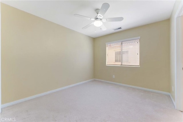 27952 Agapanthus Ln, Valencia, CA 91354 - empty room featuring light carpet, baseboards, and ceiling fan