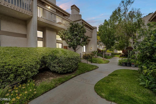 view of property's community