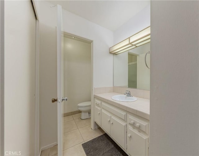 2726 W Orion Ave, Santa Ana, CA 92704 - bathroom featuring vanity and tile patterned flooring