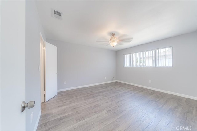 2726 W Orion Ave, Santa Ana, CA 92704 - unfurnished room featuring light wood finished floors and a ceiling fan