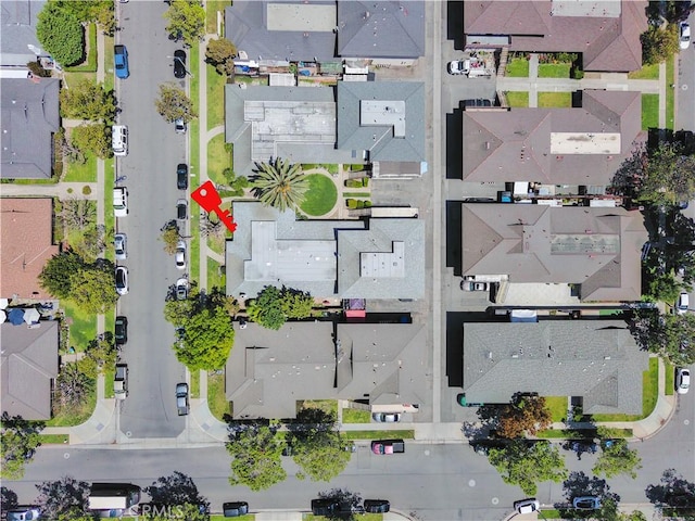 2726 W Orion Ave, Santa Ana, CA 92704 - aerial view of property's location featuring nearby suburban area