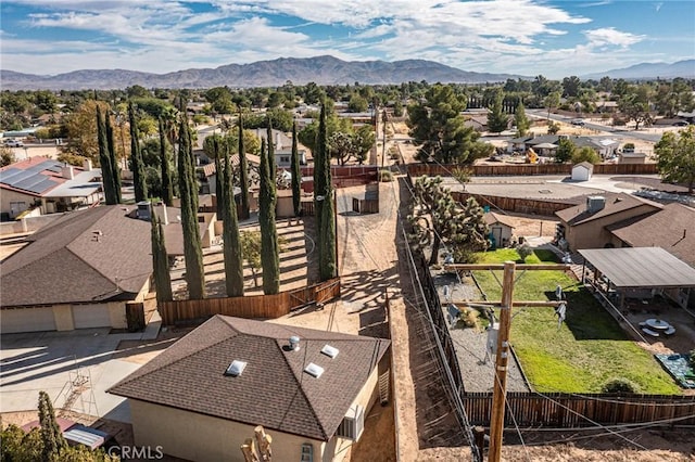 20407 Eyota Ln, Apple Valley, CA 92308 - aerial perspective of suburban area featuring a mountainous background