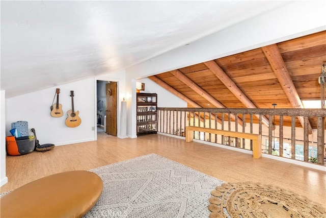 7900 San Clemente Ave, Atascadero, CA 93422 - additional living space with wood ceiling, wood finished floors, and baseboards