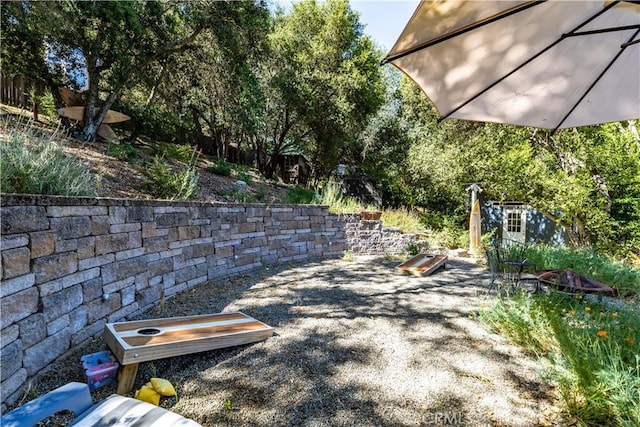 7900 San Clemente Ave, Atascadero, CA 93422 - view of yard featuring a patio area