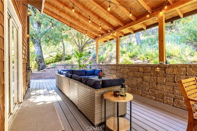 7900 San Clemente Ave, Atascadero, CA 93422 - deck featuring an outdoor hangout area