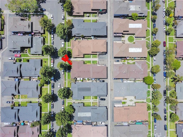 2619 W Aurora St, Santa Ana, CA 92704 - aerial view of property and surrounding area featuring nearby suburban area