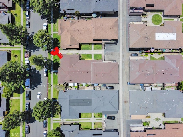 2619 W Aurora St, Santa Ana, CA 92704 - aerial view of property's location with nearby suburban area