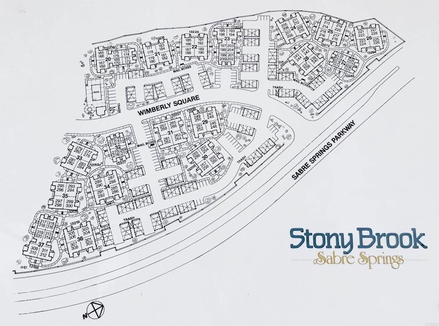 13272 Wimberly Sq Unit 219, San Diego, CA 92128 - map showing property parcels