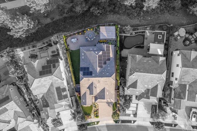 3482 Corte Fortuna, Carlsbad, CA 92009 - aerial view of property's location with property boundaries highlighted