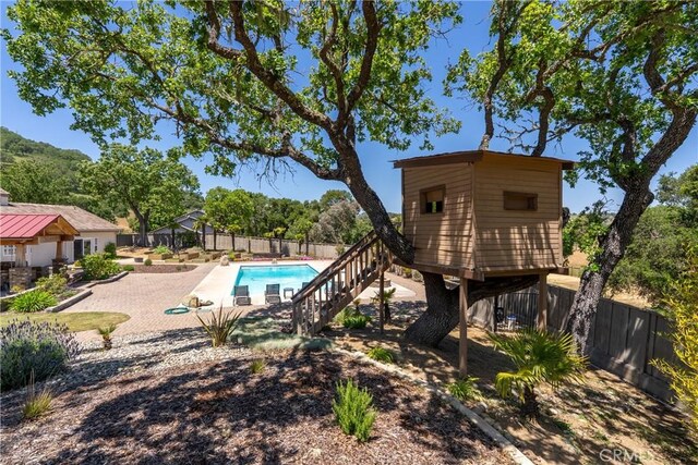 11620 Cenegal Rd, Atascadero, CA 93422 - view of pool with fence and stairway