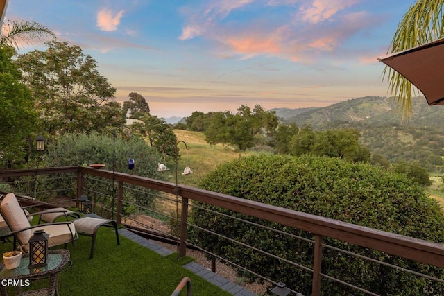 10440 N Karen Ave, Oak View, CA 93022 - balcony featuring a mountain view