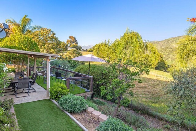 10440 N Karen Ave, Oak View, CA 93022 - view of grassy yard with a patio