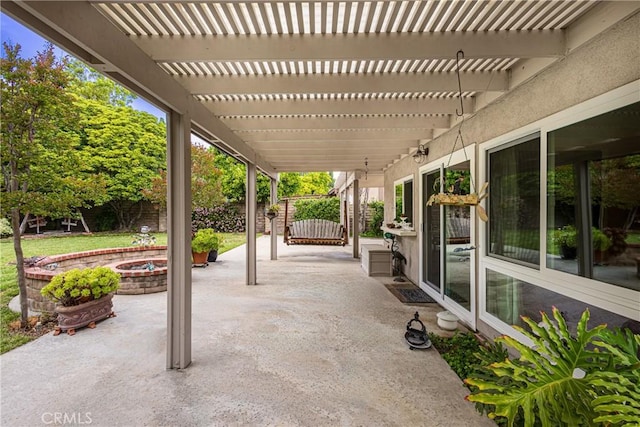 8435 Sale Ave, West Hills, CA 91304 - view of patio / terrace featuring a pergola