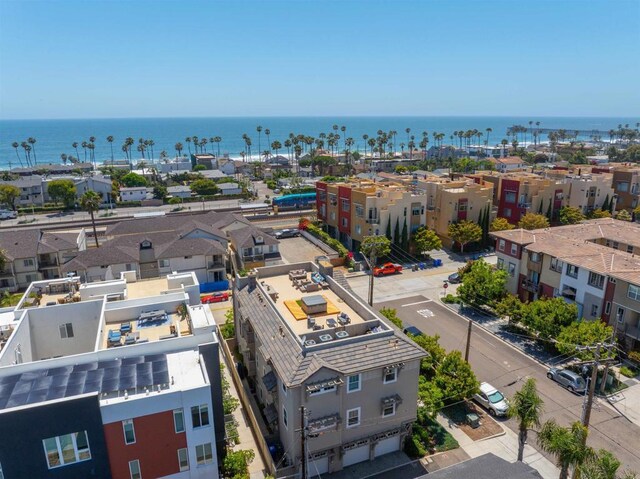 drone / aerial view of a nearby body of water