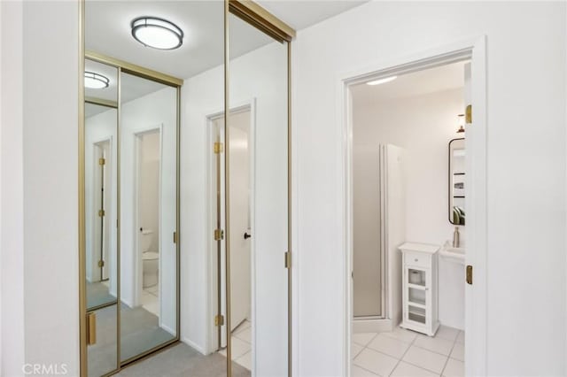 73242 Don Budge Ln, Palm Desert, CA 92260 - hallway featuring light tile patterned floors