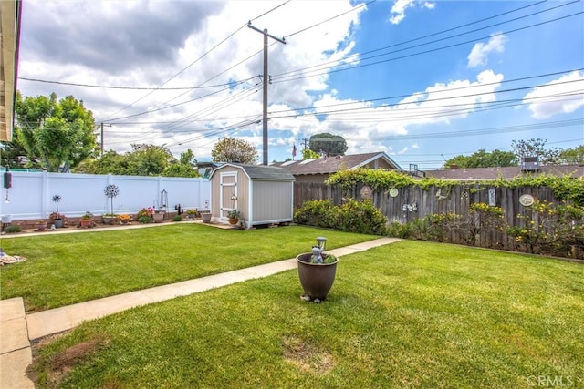 217 Syllmar Cir, Calimesa, CA 92320 - view of yard with a shed and an outbuilding