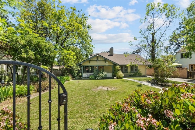 1156 E Howard St, Pasadena, CA 91104 - view of yard featuring a porch