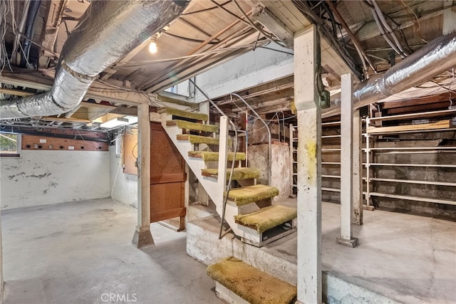 1156 E Howard St, Pasadena, CA 91104 - basement with stairs