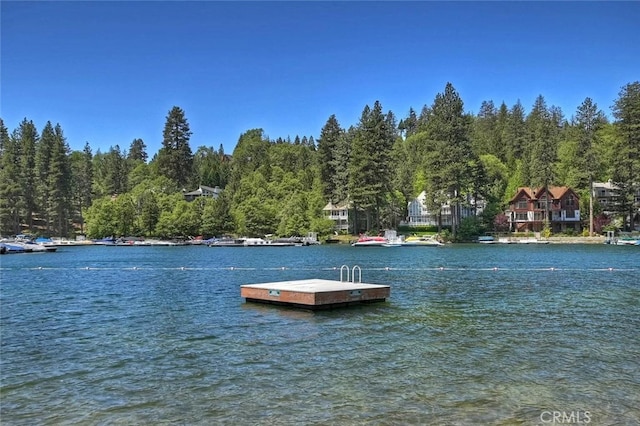 27657 Peninsula Dr, Lake Arrowhead, CA 92352 - dock featuring a water view