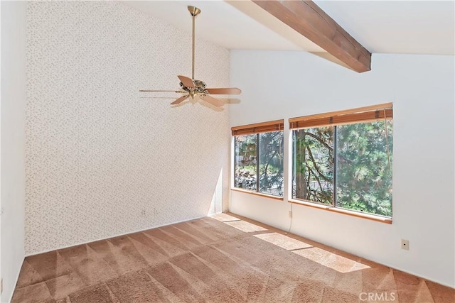 27657 Peninsula Dr, Lake Arrowhead, CA 92352 - carpeted spare room featuring ceiling fan