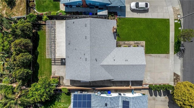 view from above of property