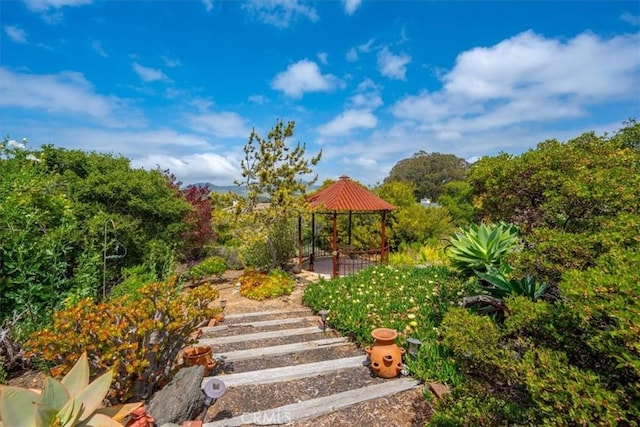 1264 Vista Del Osos, Los Osos, CA 93402 - view of yard featuring a gazebo