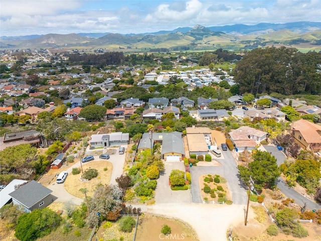 1264 Vista Del Osos, Los Osos, CA 93402 - aerial perspective of suburban area featuring a mountainous background