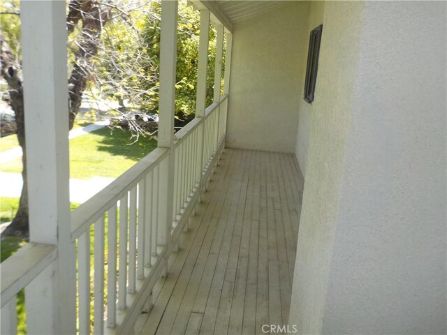 2698 Fremontia Dr, San Bernardino, CA 92404 - view of wooden terrace