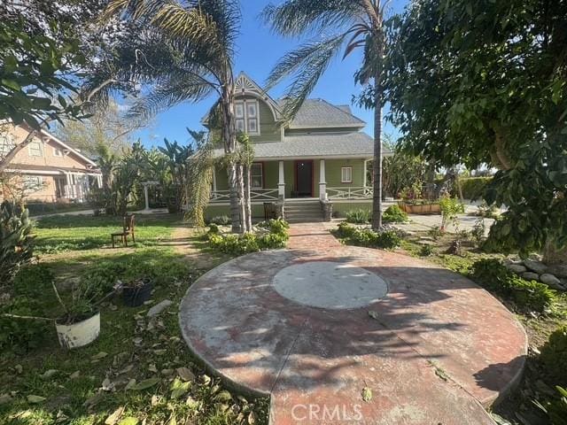 850 E Columbia Ave, Pomona, CA 91767 - view of front of home featuring covered porch