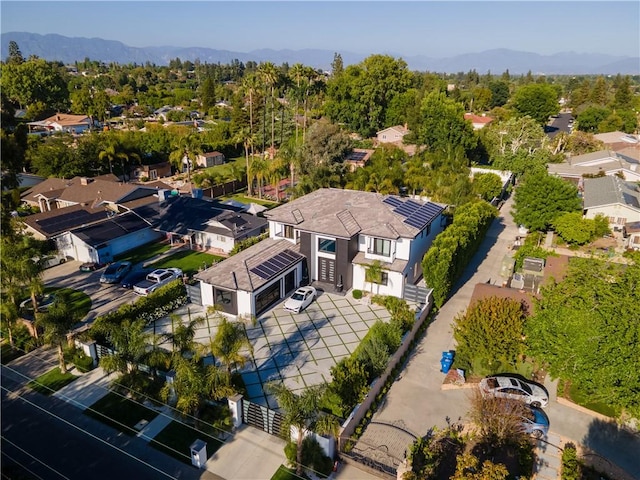 9218 Encino Ave, Northridge, CA 91325 - aerial perspective of suburban area featuring a mountainous background