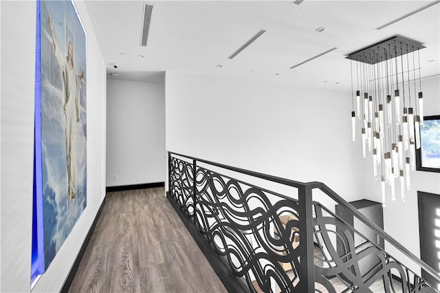 9218 Encino Ave, Northridge, CA 91325 - hall with wood finished floors and baseboards