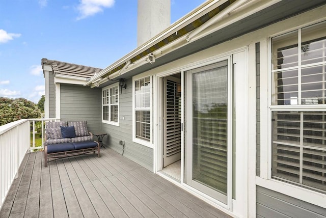 view of deck