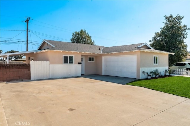 818 Invergarry St, Glendora, CA 91741 - ranch-style house with driveway, an attached garage, and a shingled roof