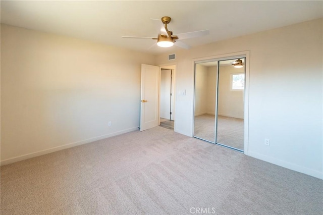 818 Invergarry St, Glendora, CA 91741 - unfurnished bedroom featuring carpet floors, a closet, baseboards, and ceiling fan