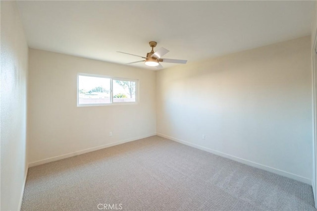 818 Invergarry St, Glendora, CA 91741 - empty room with ceiling fan, light colored carpet, and baseboards