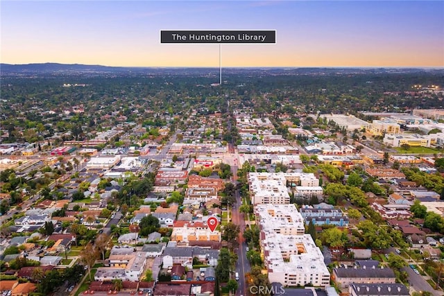 128 N Allen Ave Unit 1, Pasadena, CA 91106 - view of aerial view at dusk