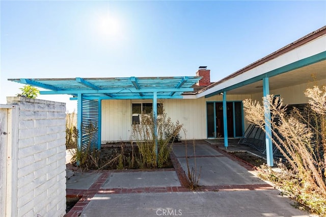 4101 Calle Mayo, San Clemente, CA 92673 - property entrance with a chimney