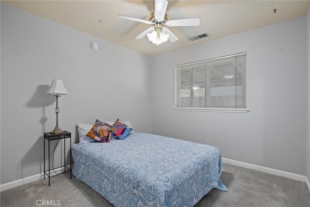 9 Benton Ave, Chico, CA 95973 - carpeted bedroom with baseboards and ceiling fan