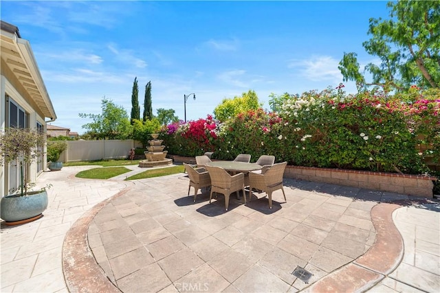 6829 Birmingham Dr, Chino, CA 91710 - view of patio / terrace with outdoor dining area