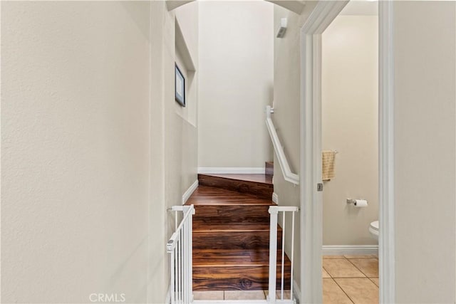 3818 Coastal St, Riverside, CA 92501 - stairs with tile patterned flooring