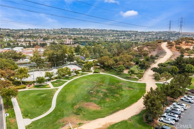 aerial view of property and surrounding area